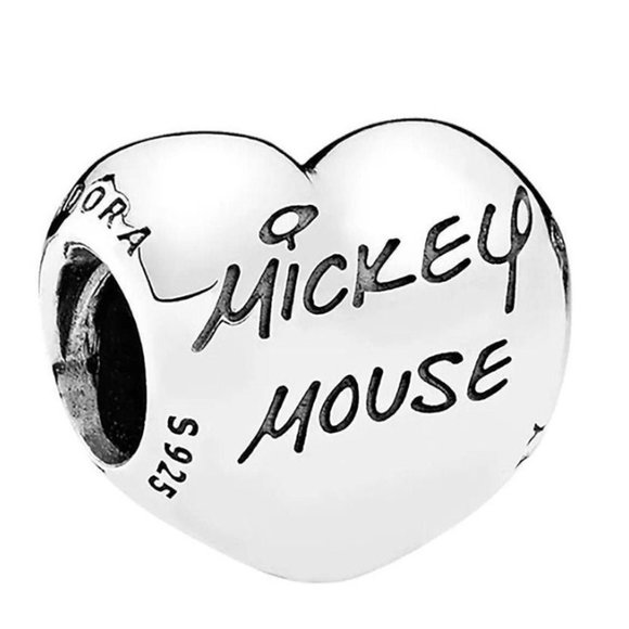 Disney Parks Exclusive Pandora Mickey Mouse Signature Charm - Picture 1 of 3